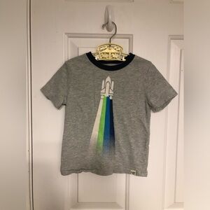 Boys rocket ship tee shirt